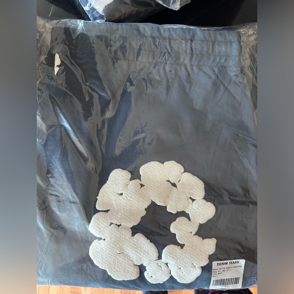 Navy blue Denim Tears Sweatpants
